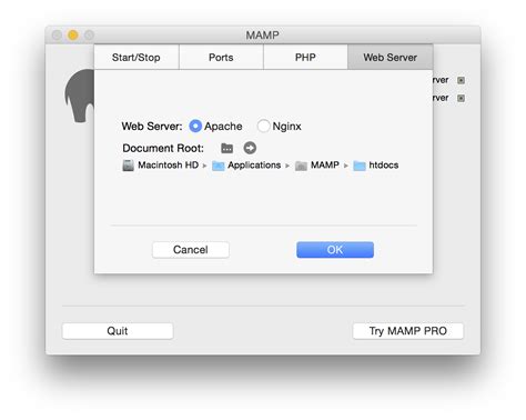Image result for Using Mamp