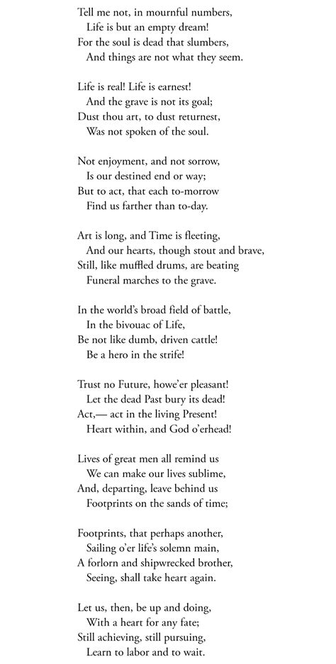 [Poem] A psalm of life, By Henry wadsworth Longfellow : r/Poetry