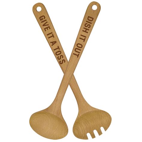Buy Talisman Designs 2 Piece"Dish It Out" and"Give It a Toss" Solid ...