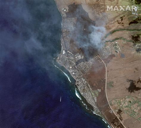 Satellite Images Show Devastation of Maui Wildfires