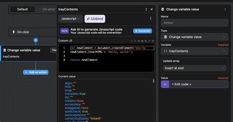 Image result for JS Generate Button and Add to Div