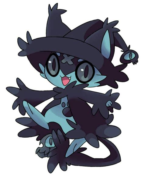 Fakemon: Hexnya (Dark/Psychic). | Cat pokemon, Dark type pokemon, Pokemon