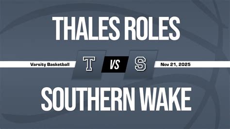 Thales Academy Rolesville vs Southern Wake Academy | Girls Basketball ...