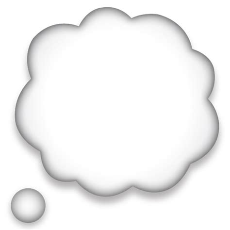 Download Thought Speech Bubble Emoji | Emoji Island