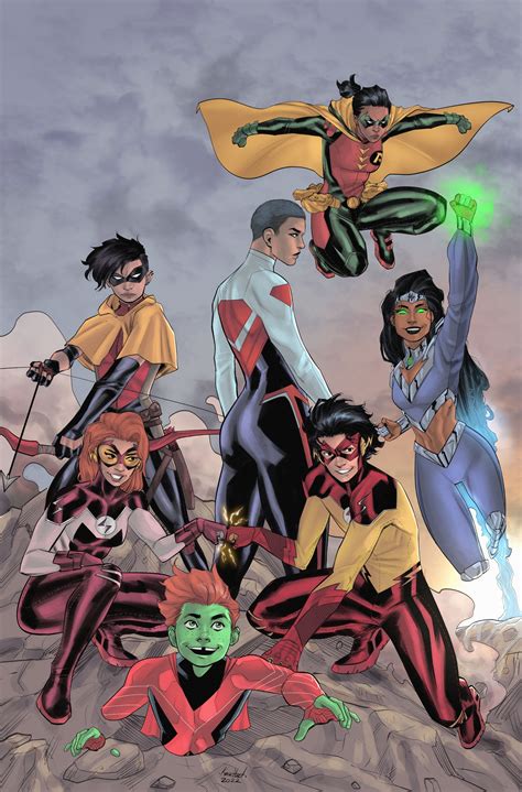 [Artwork] Next generation Teen Titans by Karahuset. : r/DCcomics