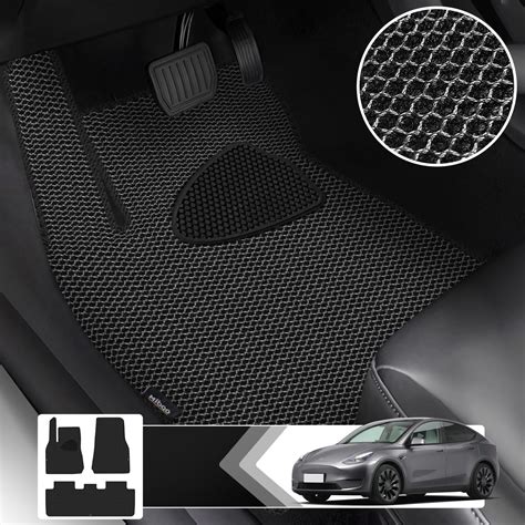 Mibao Floor Mats for Tesla Model Y Floor Mats, All-Weather Car Mats ...