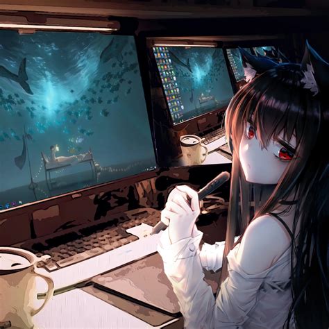 Anime Technology Wallpaper 的图像结果