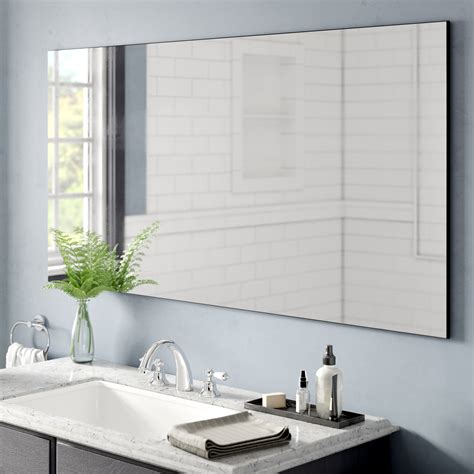 Latitude Run® Azaireyah Modern & Contemporary Frameless Bathroom/Vanity ...