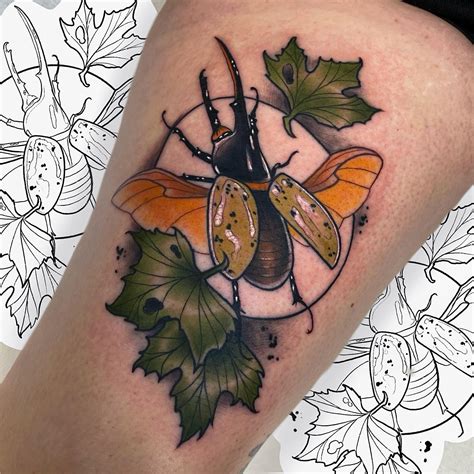 Hercules Beetle Tattoos