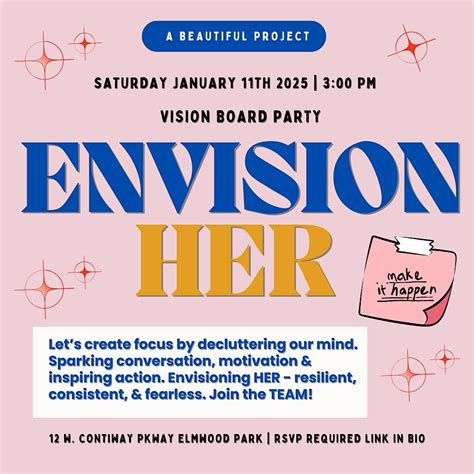 Envision HER 2025: Register Now!, Elmwood Park, 11 January 2025 | AllEvents
