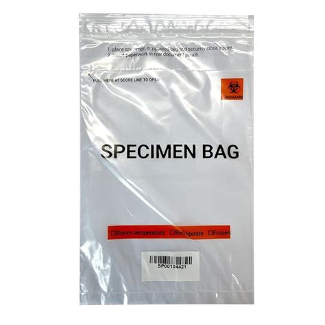 Belinlen 6"x9" Specimen Biohazard Bags with Extra Pocket for Paperwork ...