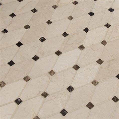 Buy M S International Valencia Blend Elongated Octagon 11.81 In. X 13.4 ...