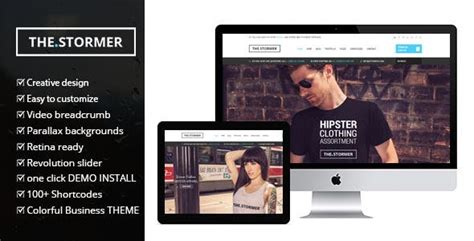 the stormer v1 2 hipster apparel ecommerce theme