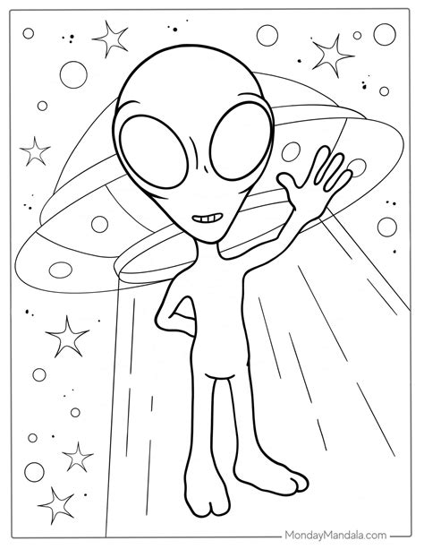 Image result for Alien Coloring Page