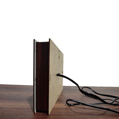 MDF Wood Art Work Led Frame Wooden Color with Laser Cut Finish (Led Kh ...