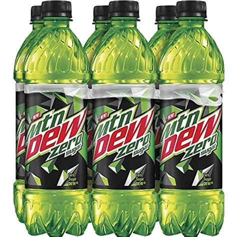 Mountain Dew Zero Sugar Soda, 16.9Fl Oz Bottle, 6 India | Ubuy