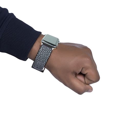 Genuine Sting Ray Leather Apple Watch Strap