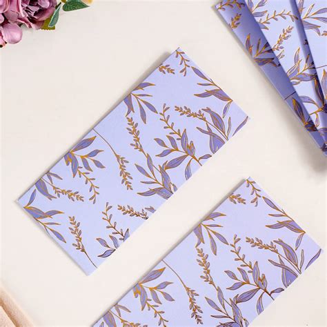 Lavender Haze Money Envelope Set Of 12 Online - Premium Envelope | Nestasia