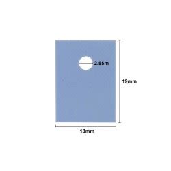 Blue TO-220 Plastic Insulator - Perforated - 10 Pieces Motorobit ...