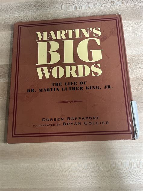 Martin's Big Words - Luther King Jr. - Doreen Rapponport - SC - 2002 ...