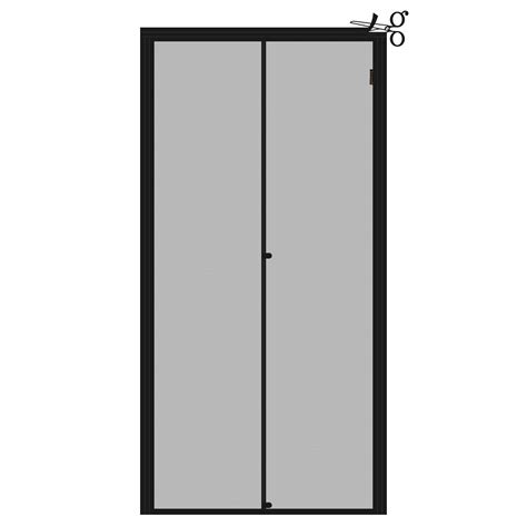 Adjustable Magnetic Screen Door Fit Doors Size Width 29" - 33" Height ...