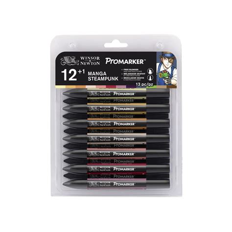 W&N ProMarker - Alcohol Based - Manga Steampunk Set | Art Lounge
