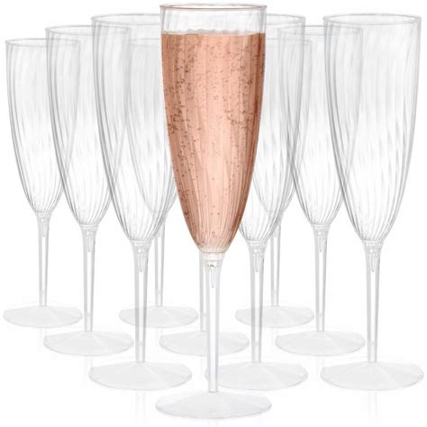 Plastic Wedding Champagne Flutes Buy 5PC Wedding Party Champagne