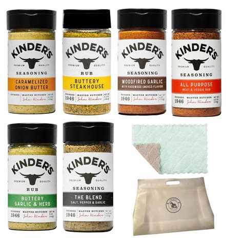 Amazon.com : Kinders Seasoning Variety Pack - The Blend, Woodfired ...