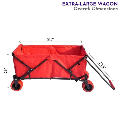 Buy Impact Canopy Folding Utility Wagon, Collapsible, All Terrain Wagon ...