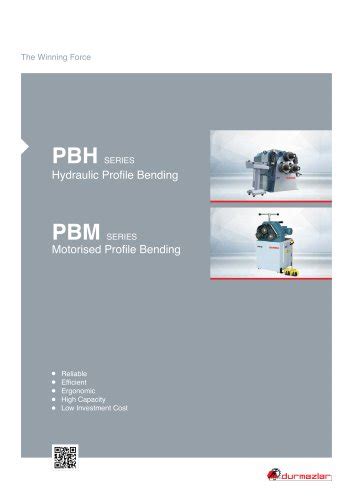 PBH Profile Bending Machine - Durma - PDF Catalogs | Technical ...