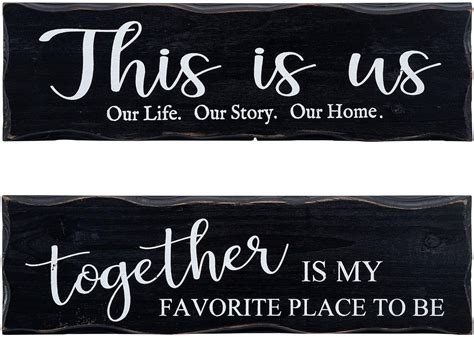 Buy Yankario Vintage Living Room Wall Decor, Farmhouse Rustic Wood ...