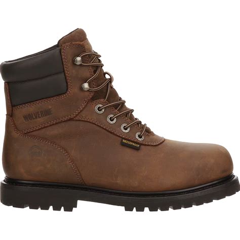 Wolverine Men's Iron Ridge Steel EH Steel Toe Lace Up Work Boots | Academy