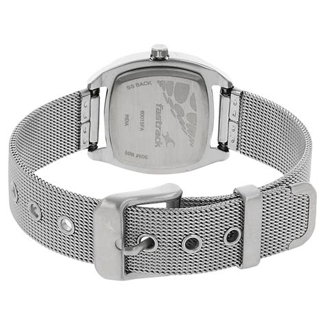 Buy Online Fastrack Quartz Analog Silver Dial Metal Strap Watch for ...
