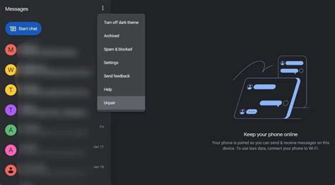 Image result for Google Text Message From Computer