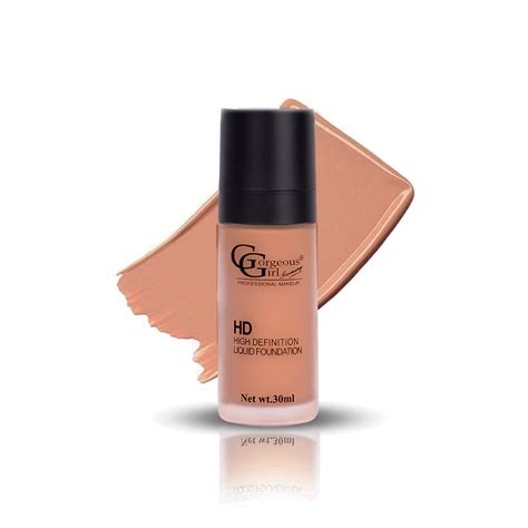 Long Wear Full Coverage HD Liquid Foundation | Lightweight & Waterproo