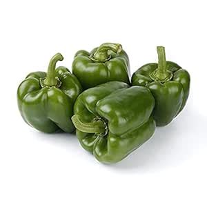 Pluckk Fresh Capsicum Green, 500g, Ozone Washed, Large Size, No Spots ...