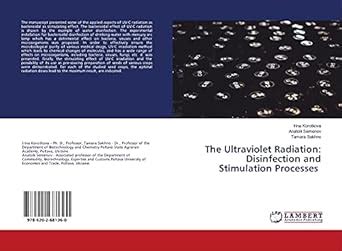 The Ultraviolet Radiation: Disinfection and Stimulation Processes ...