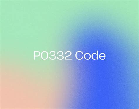Problem Code P0332 的图像结果