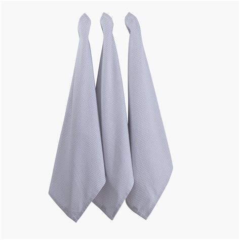 Buy MASPAR Set of 3 Cotton Striped Kitchen Towels from Maspar at just ...