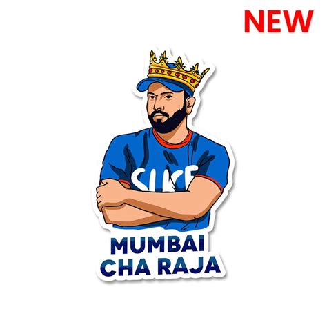 Buy Mumbai Cha Raja Sticker Online | Premium Waterproof Vinyl | STICK IT UP