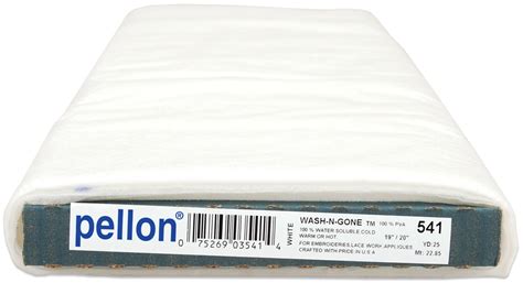 Pellon Wash-N-Gone Stabilizer, 19-inch by 25-Yard, White : Amazon.in ...