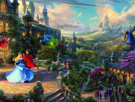 Buy Ceaco - Thomas Kinkade - Disney Dreams Collection - ing Beauty ...
