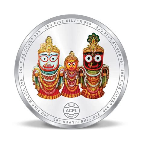 Precious Moments - Buy Shri Jagarnnath Ji Temple Silver Coin (999 purity)