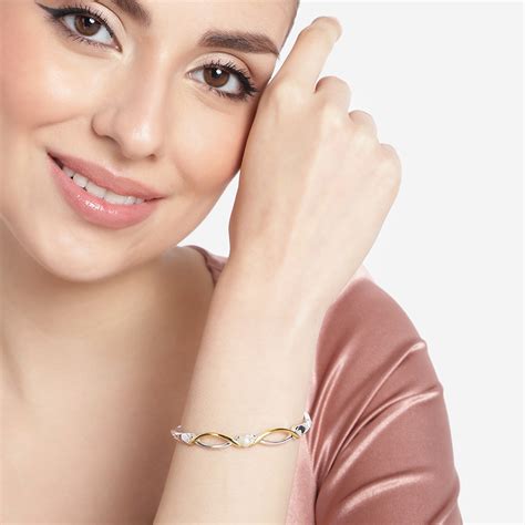 Gold and Silver Plated Clouds of Joy Cuff bracelets – Estele
