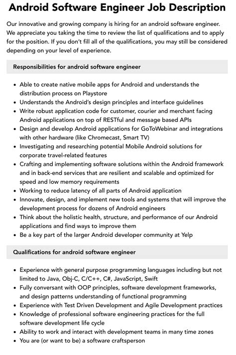 Image result for Android Software Engineer