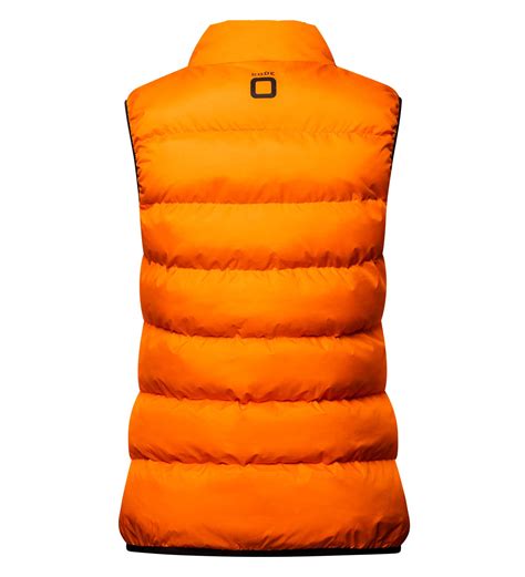 CODE-ZERO Puffer Vest Women Monte Baldo Orange S | CODE-ZERO