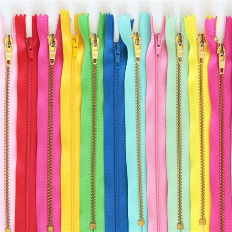 7 Types of Zipper + Sizes, Parts, Use Chart | TREASURIE