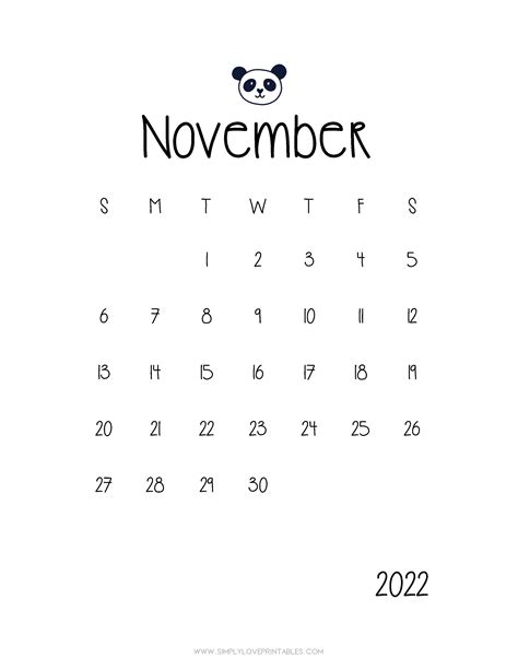 Minimalist november 2022 calendar november 2022 november calendar 2022 ...