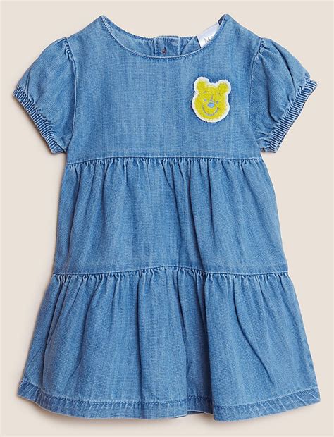 Buy Pure Cotton Winnie the Pooh™ Dress at Marks & Spencer
