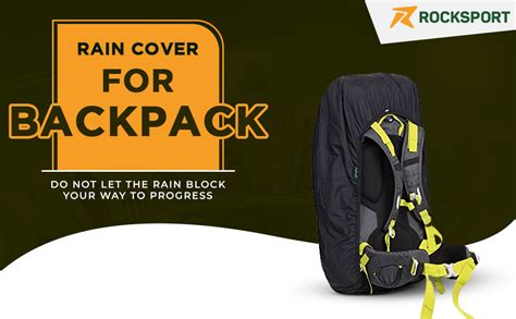 Rocksport Waterproof Rain Cover for 40-65 Liter Backpack and Laptop Bag ...